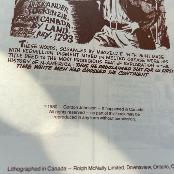 Canadian 1st’s - Cute Little Booklet of Canadian History - Great Illustrations! - Picture 11 of 13